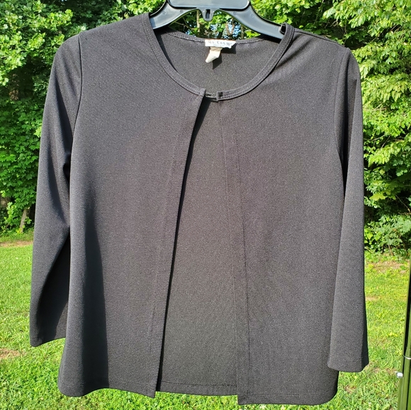 Ms. Cosmo Women's Button Closure Large Black Cardigan - Picture 1 of 7